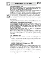 Preview for 19 page of Smeg SC45VK Instructions For Use Manual