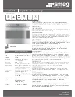 Smeg SCA706X Brochure & Specs preview