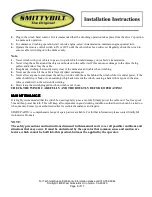 Preview for 7 page of Smittybilt XRC10 Installation Instructions Manual