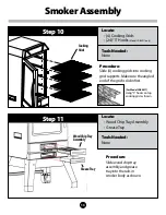 Preview for 13 page of Smoke hollow Smoke-Tronix CAB4017 Manual