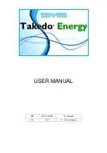 SMS TAKEDO ENERGY User Manual preview