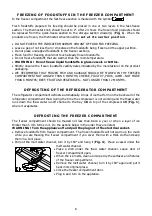 Preview for 9 page of SNAIGE RF31SM Instruction Manual