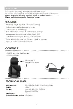 Preview for 2 page of Snailax SL-232A Use & Care Manual