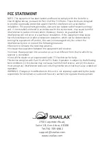 Preview for 8 page of Snailax SL-256G Use & Care Manual