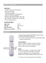 Preview for 5 page of Snailax SL-451 Use & Care Manual