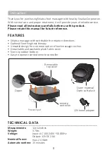 Preview for 3 page of Snailax SL-522S Use & Care Manual