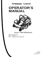 Snapper 150Z 20HP Operator'S Manual preview