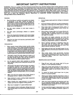 Preview for 2 page of Snapper 21405PN Safety Instructions And Operator'S Manual