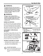 Preview for 17 page of Snapper 2400 Series Operator'S Manual