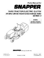 Preview for 1 page of Snapper 2690341 Parts Manual