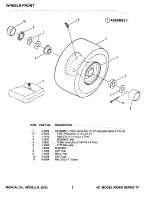 Preview for 2 page of Snapper 421615BVE Parts Manual