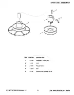 Preview for 21 page of Snapper 421615BVE Parts Manual