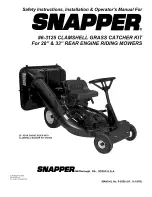 Snapper 6-3125 Safety Instructions & Operator'S Manual preview