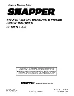 Preview for 38 page of Snapper 7800001 EI75225 Parts Manual