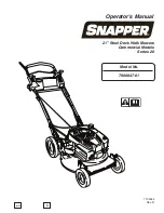 Snapper 7800847-01 Operator'S Manual preview