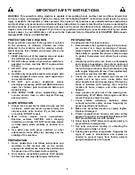 Preview for 2 page of Snapper CP215017HV Safety Instructions & Operator'S Manual