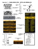 Preview for 8 page of Snapper E2512523BVE, E2812523BVE, E281 (Spanish) Manual Del Usuario