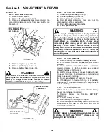 Preview for 29 page of Snapper ELT150H33IBV Safety Instructions & Operator'S Manual