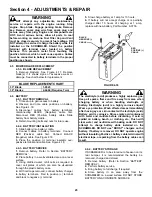 Preview for 25 page of Snapper ESZT18336BVE Safety Instructions & Operator'S Manual