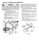 Preview for 16 page of Snapper FRP2167517BV Safety Instructions & Operator'S Manual