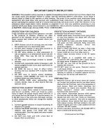 Preview for 2 page of Snapper LT120G30DB Safety Instructions & Operator'S Manual