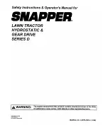 Preview for 88 page of Snapper LT120G30DB Safety Instructions & Operator'S Manual