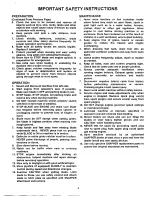 Preview for 3 page of Snapper LT160H42DBV Safety Instructions & Operator'S Manual