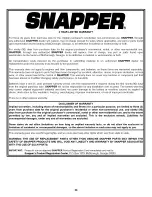 Preview for 82 page of Snapper LT160H42GBV, 2LT160H42GBV2, LT Safety Instructions & Operator'S Manual