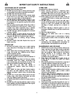 Preview for 3 page of Snapper RP2167519BDV Safety Instructions & Operator'S Manual