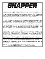 Preview for 22 page of Snapper RP2167519BDV Safety Instructions & Operator'S Manual