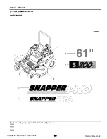 Preview for 38 page of Snapper S200XBV3272 Parts Manual