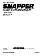 Preview for 6 page of Snapper SG 5000 Parts Manual