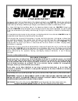 Preview for 25 page of Snapper SGV13321KW Safety Instructions & Operator'S Manual