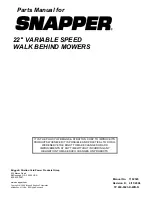 Preview for 20 page of Snapper SPV22675HW Parts Manual