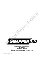 Preview for 84 page of Snapper SXD21SPWM82 Owner'S Manual