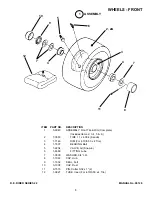 Preview for 3 page of Snapper W280922B Parts Manual