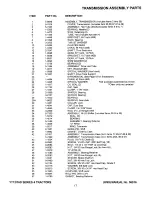 Preview for 17 page of Snapper YT12D Parts Manual