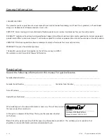 Preview for 4 page of SnowEx SP-2400 Owner'S/Operator'S Manual