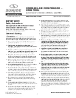 Preview for 2 page of SNOWJOE SUNJOE 24V-AJC-CT-RM Operator'S Manual