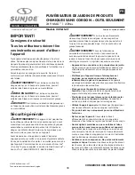 Preview for 39 page of SNOWJOE SUNJOE 24V-GS-CT Operator'S Manual