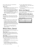 Preview for 21 page of SNOWJOE SUNJOE 24V-X2-CS16-CT Operator'S Manual