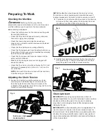 Preview for 11 page of SNOWJOE Sunjoe 24V-X2-CS16-RM Operator'S Manual