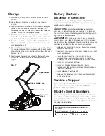 Preview for 16 page of SNOWJOE Sunjoe iON16LM-RM Operator'S Manual