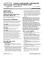 SNOWJOE SUNJOE MOW JOE MJ401E-PRO Operator'S Manual preview