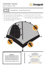 Preview for 2 page of Snugpak Journey Quad Assembly Instructions