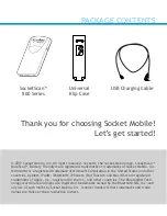 Preview for 3 page of Socket SOCKETSCAN S800 User Manual