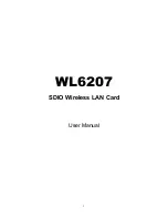 Preview for 1 page of Socket WL6207 User Manual