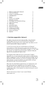 Preview for 3 page of Soehnle 66120 2 Operating Instructions Manual