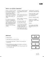 Preview for 65 page of Soehnle Body Balance Shape F4 Operating Instructions Manual