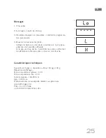 Preview for 25 page of Soehnle Shape F3 Operating Instructions Manual